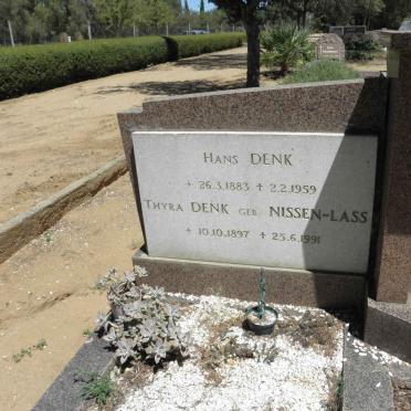 DENK Hans 1883-1959 &amp; Thyra NISSEN-LASS 1897-1991