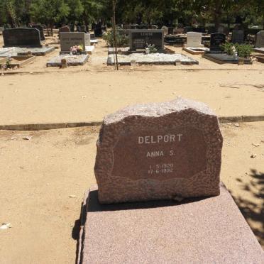 DELPORT Anna S. 1920-1992