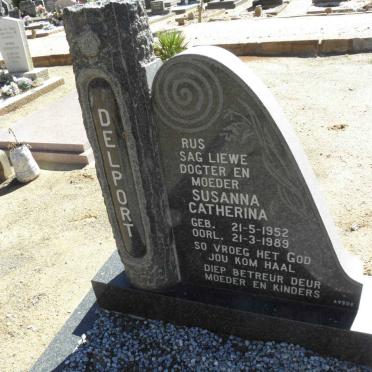 DELPORT Susanna Catherina 1952-1989