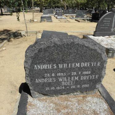 DREYER Andries Willem 1893-1968 :: DREYER Andries Willem 1934-2010