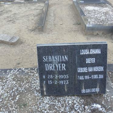 DREYER Sebastian 1905-1973 &amp; Louisa Johanna VAN NIEKERK 1914-2006