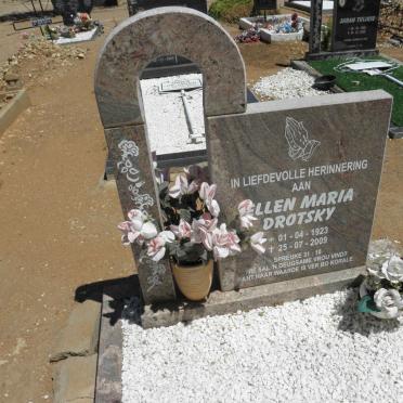 DROTSKY Ellen Maria 1923-2009