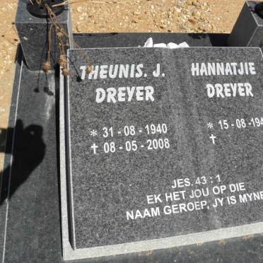 DREYER Theunis J. 1940-2008 &amp; Hannatjie 1942-