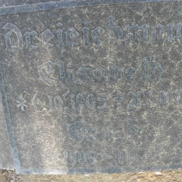 DREIEICHMANN Elisabeth 1905-1972