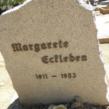ECKLEBEN Margarete 1911-1983