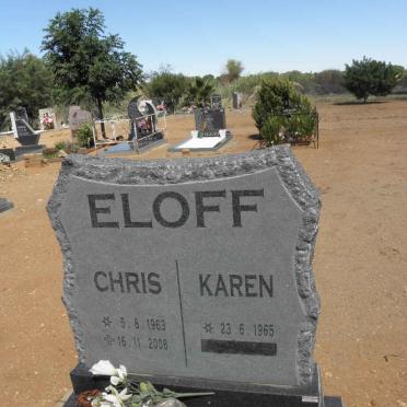ELOFF Chris 1963-2008 &amp; Karen 1965-