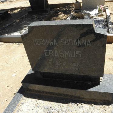 ERASMUS Hermina Susanna 1929-1982