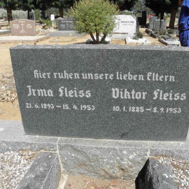 FLEISS Viktor 1885-1953 &amp; Irma 1893-1953