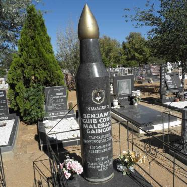 GAINGOB Benjamin Malebane 1966-2003