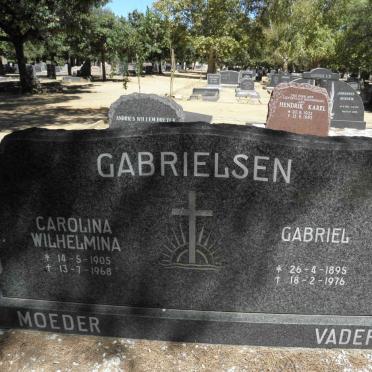 GABRIELSEN Gabriel 1895-1976 &amp; Carolina Wilhelmina 1905-1968