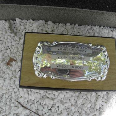 GALLOWAY James 1922-1976 ::  GALLOWAY James 1948-2000