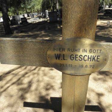 GESCHKE W.L. 1911-1972
