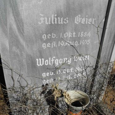 GEIER Julius 1884-1935 :: GEIER Wolfgand 192?-2002