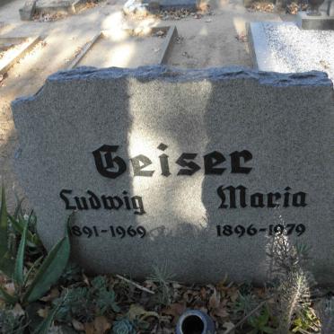 GEISER Ludwig 1891-1969 &amp; Maria 1896-1979