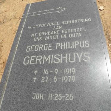 GERMISHUYS George Philipus 1919-1979
