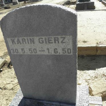 GIERZ Karin 1950-1950