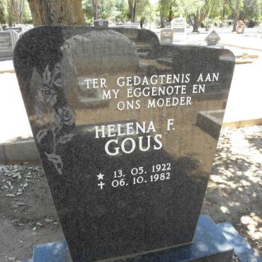 GOUS Helena F. 1922-1982