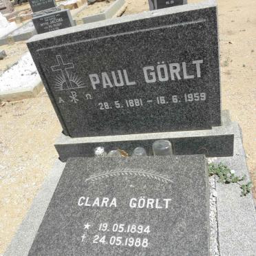 GÖRLT Paul 1881-1959 &amp; Clara 1894-1988