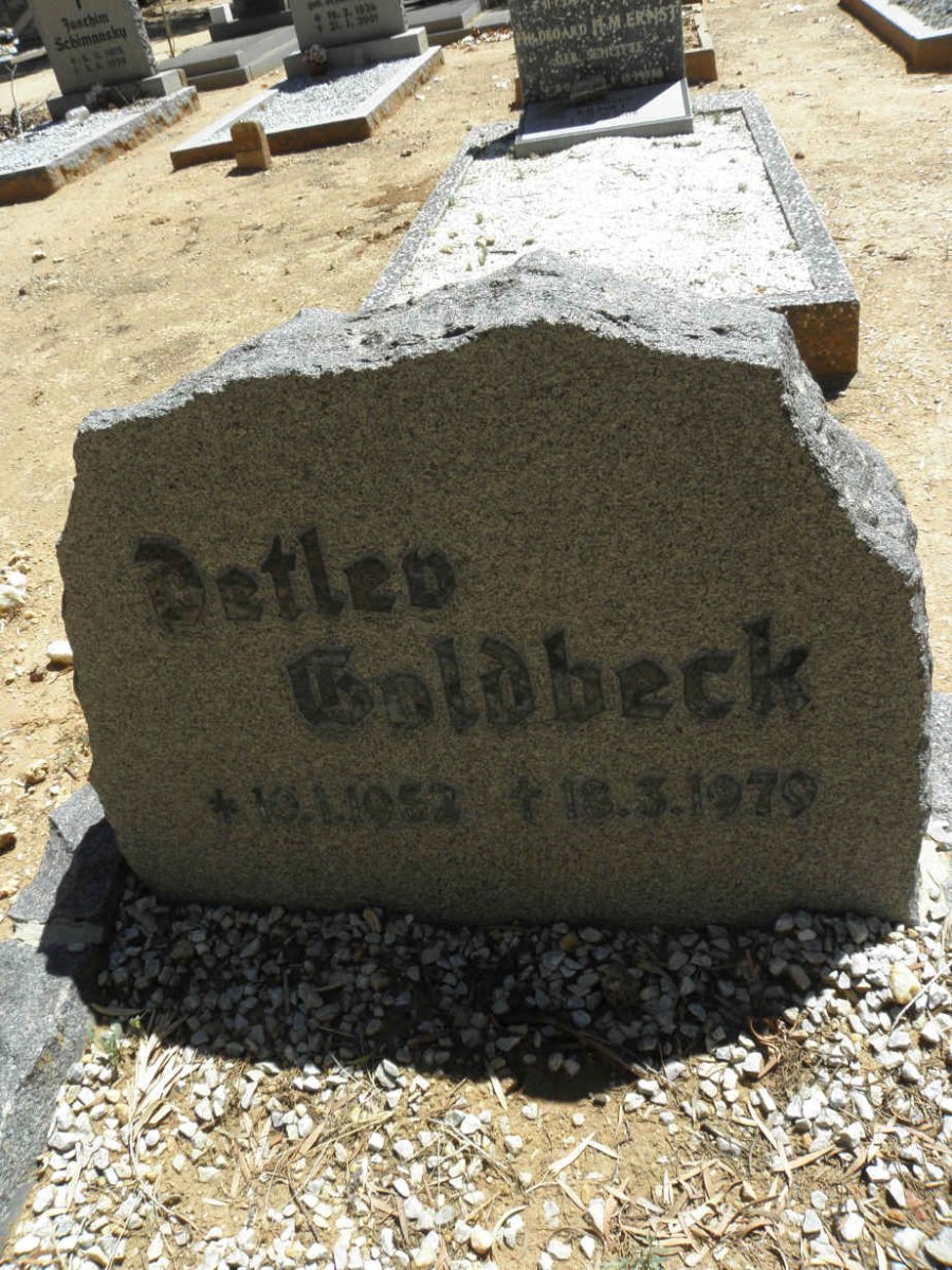 GOLDBECK Detlev 1952-1979