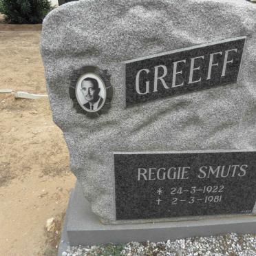 GREEFF Reggie Smuts 1922-1981