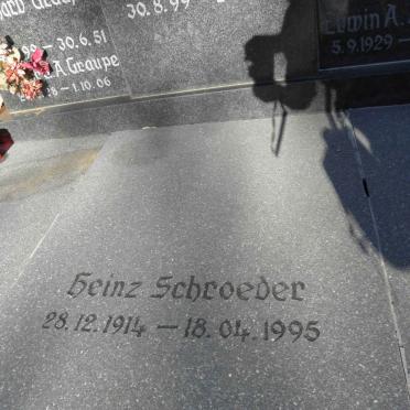 SCHROEDER Heinz 1914-1995