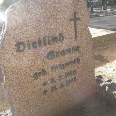 GRANSE Dietlind nee HITZEROTH 1950-1973