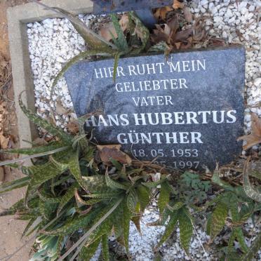 GÜNTHER Hans Hubertus 1953-1997