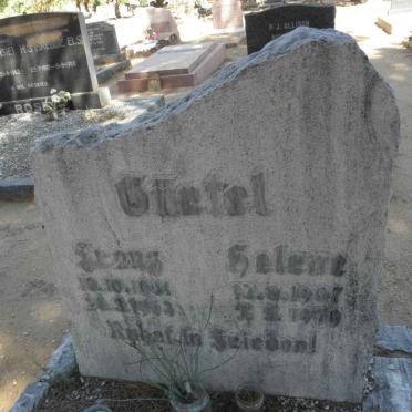 GÜRTEL Franz 1901-1963 &amp; Helene 1907-1979