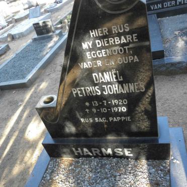 HARMSE Daniël Petrus Johannes 1920-1970