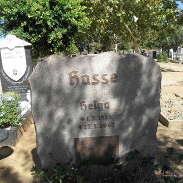 HASSE Helga 1925-2003