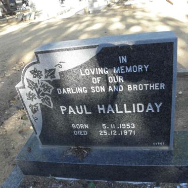 HALLIDAY Paul 1953-1971