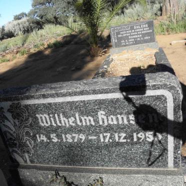 HANSEN Wilhelm 1879-1953