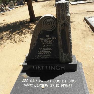 HATTINGH Hendrik Jacobus 1921-1978
