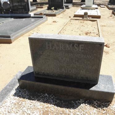 HARMSE Adelaide M. 1904-1982
