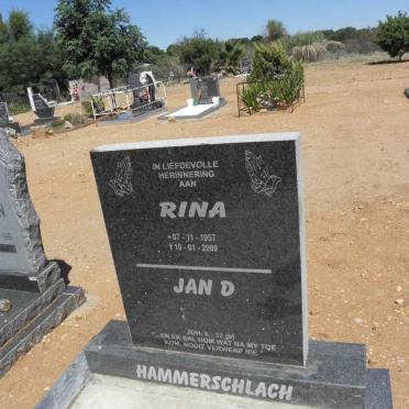 HAMMERSCHLAG Jan D. &amp; Rina 1957-2009