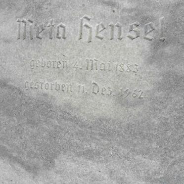 HENSEL Meta 1883-1962