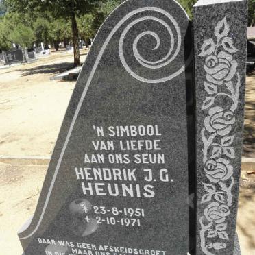 HEUNIS Hendrik J.G. 1951-1971
