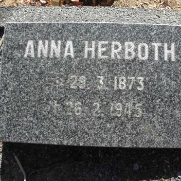 HERBOTH Anna 1873-1945