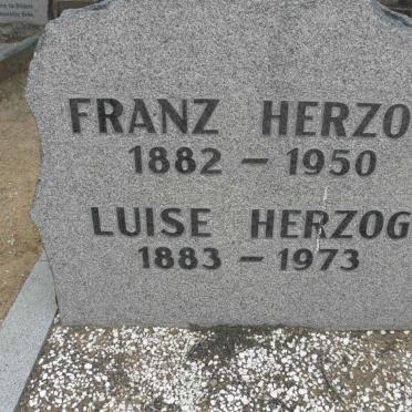 HERZOG Franz 1882-1950 &amp; Luise 1883-1973