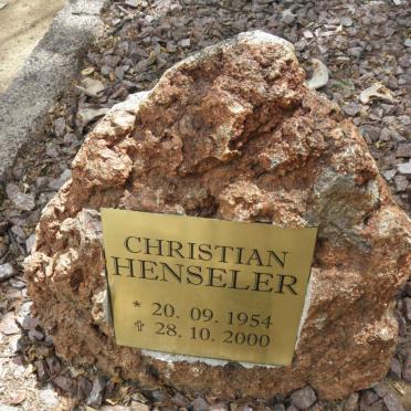 HENSELER Christian 1954-2000