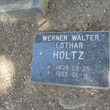 HOLTZ Werner Walter Lothar 1908-1995