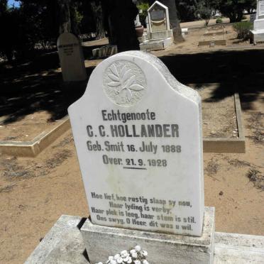 HOLLANDER C.C. nee SMIT 1888-1928
