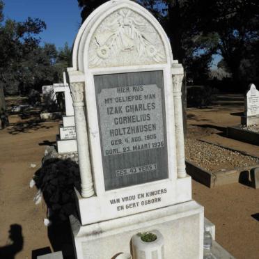 HOLTZHAUSEN Izak Charles Cornelius 1905-1936