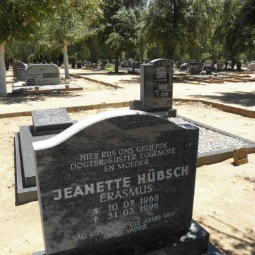 HÜBSCH Jeanette nee ERASMUS 1968-1996