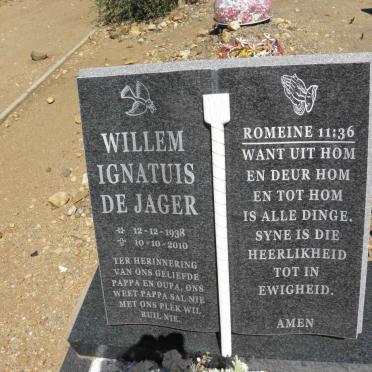 JAGER Willem Ignatuis, de 1938-2010
