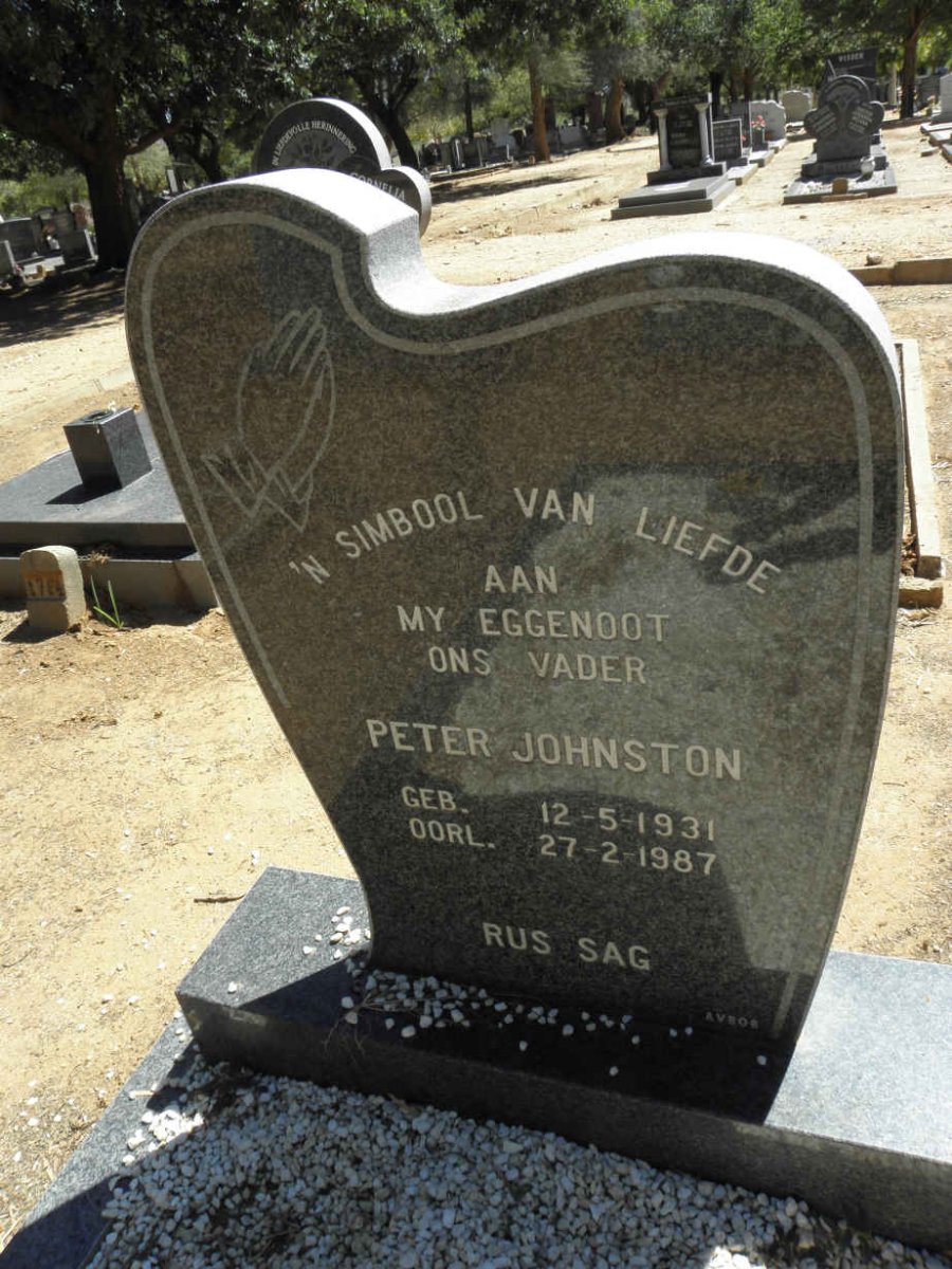 JOHNSTON Peter 1931-1987