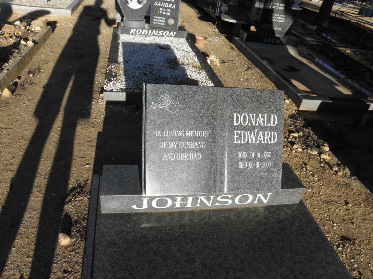 JOHNSON Donald Edward 1957-2000