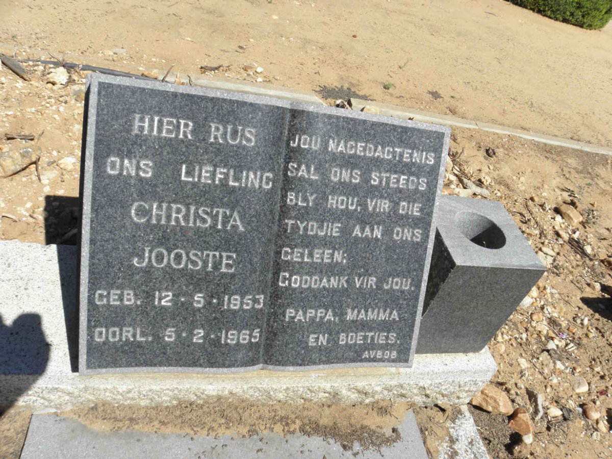 JOOSTE Christa 1953-1965