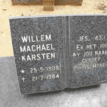 KARSTEN Willem Machael 1908-1984
