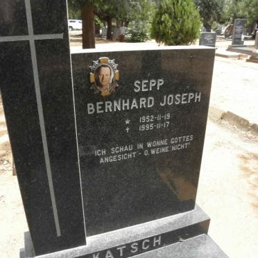 KATSCH Sepp Bernhard Joseph 1952-1995